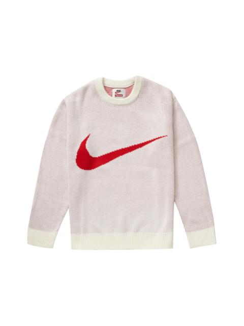 Supreme Nike Swoosh Sweater White