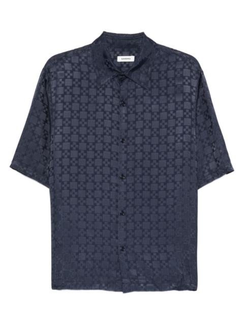 check-pattern shirt