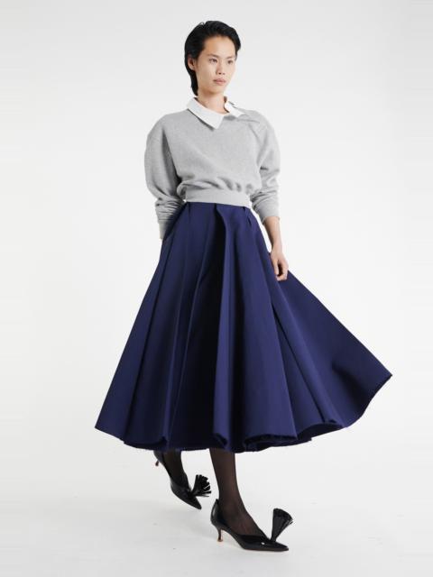PLEATED SKIRT NAVY