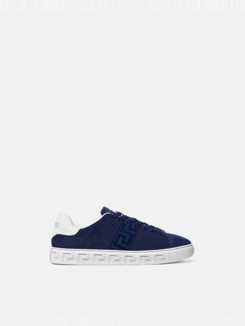 Suede Greca Sneakers