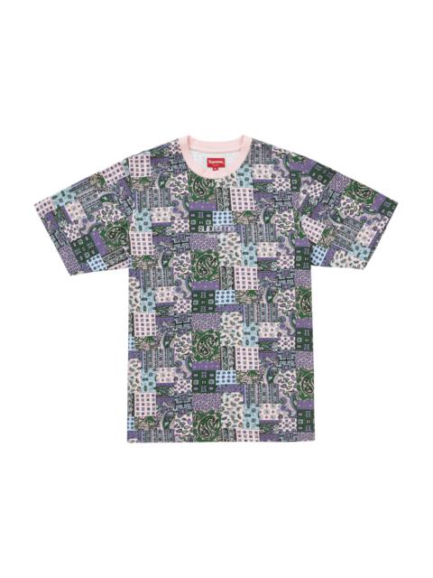 Supreme Patchwork Paisley S/S Top Pink