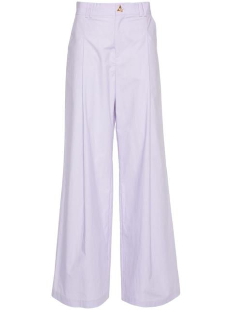 Wellen poplin palazzo pants