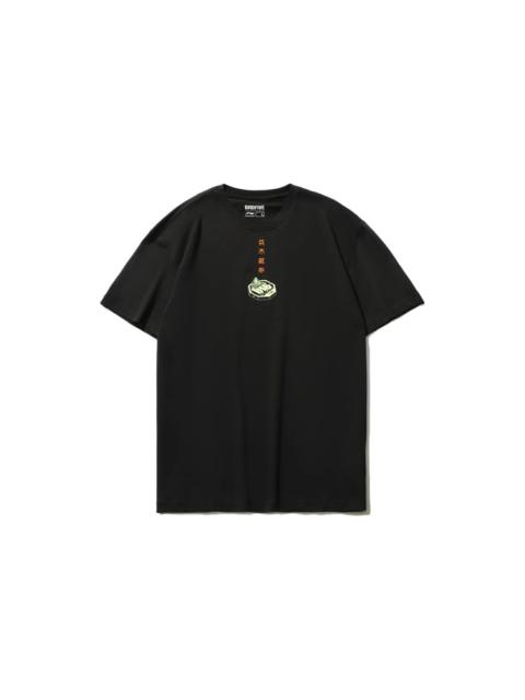 Li-Ning BadFive Culture Graphic T-shirt 'Black' AHSR121-5