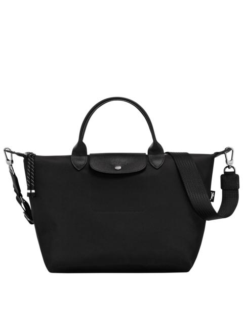 Le Pliage Energy L Handbag Black - Recycled canvas