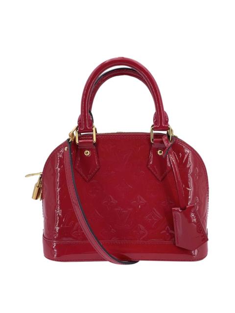 Louis Vuitton Red Patent Leather Alma BB (Authentic Pre-Loved)