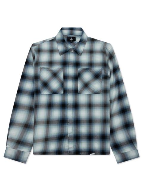 SUN BLEACHED FLANNEL SHIRT - CLOUD