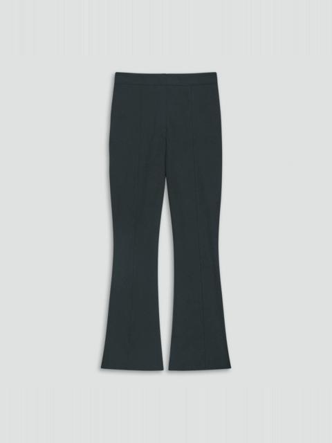 Seamed Kick Pant in Stretch Cotton-Blend