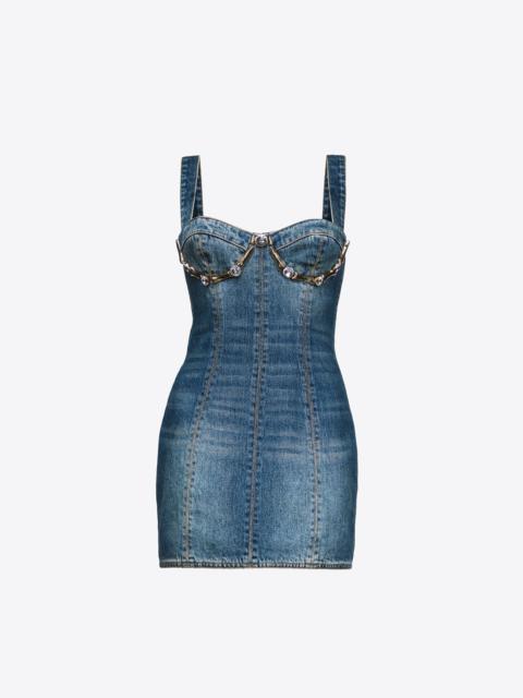AREA CLAW CUP MINI DRESS - 2304D36265-VINTAGEINDIGO | REVERSIBLE