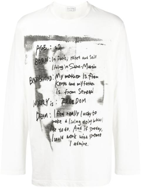 Pigment long-sleeve T-shirt
