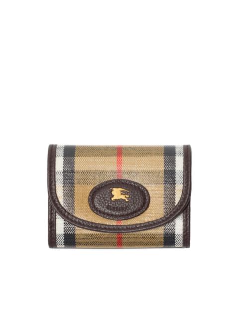 Highlands checked knight wallet