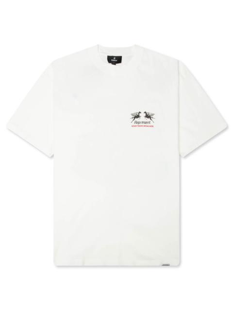 24 HOUR SERVICE T-SHIRT - FLAT WHITE