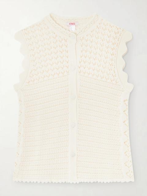 Aurora Crochet-knit Top