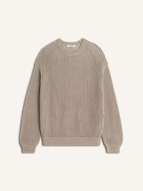 LARGE OPEN KNIT JUMPER