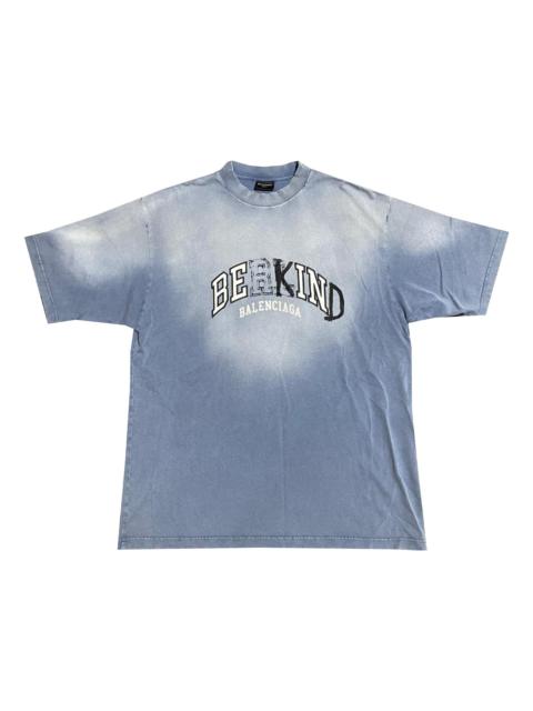 Balenciaga BE KIND Crewneck T-shirt 'Blue' 764235TPVD54313