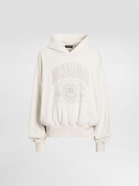 Hoodie with embroidery