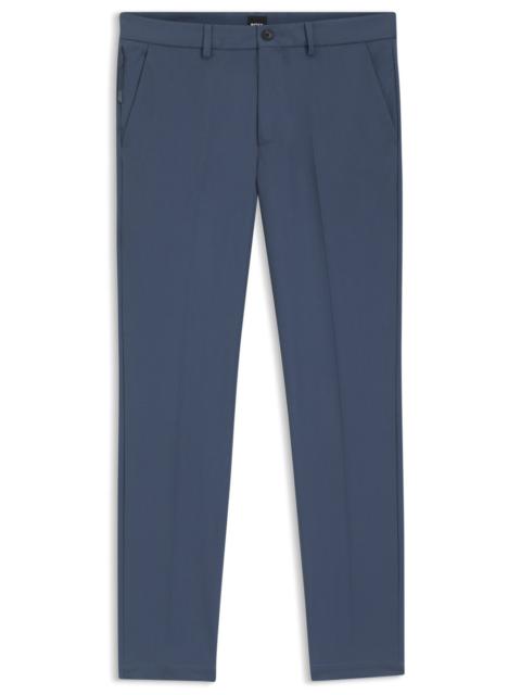 SLIM-FIT TROUSERS IN A STRETCH COTTON BLEND