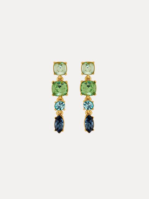 FOUR-TIER DROP EARRINGS