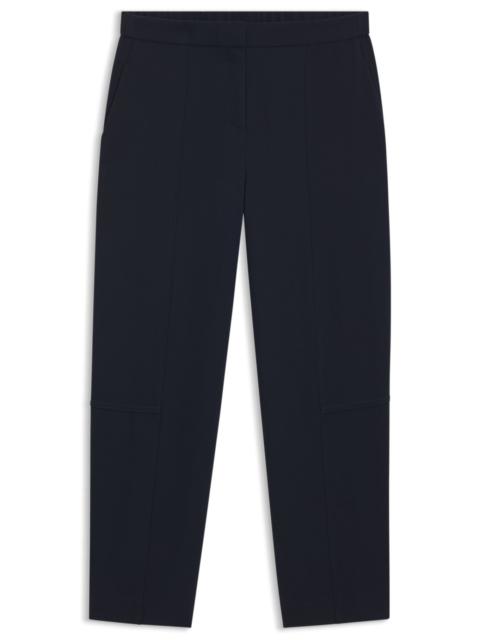 RELAXED-FIT TROUSERS IN WRINKLE-RESISTANT CREPE
