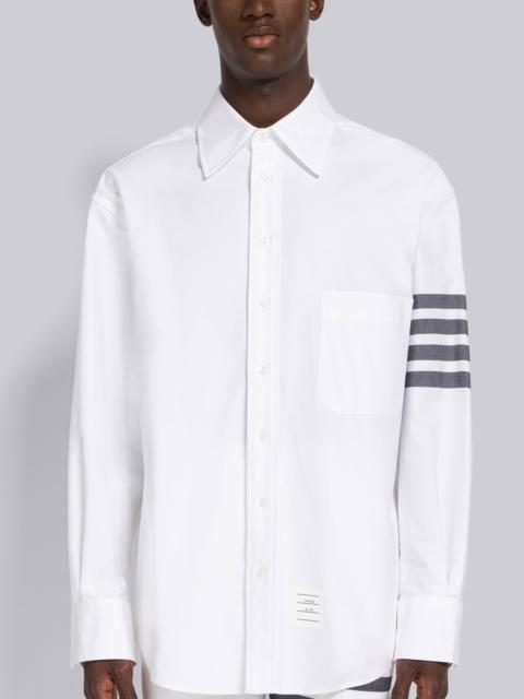 OXFORD 4-BAR OVERSIZED BUTTON DOWN SHIRT