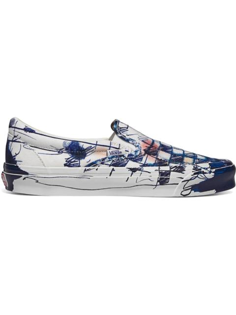 Vans Classic Slip-On LX Connor Tingley Checkerboard White Blue