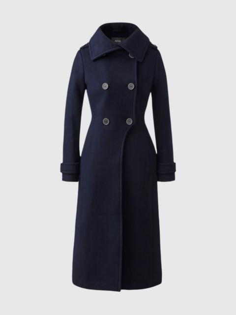 ELODIE double face wool tailored coat