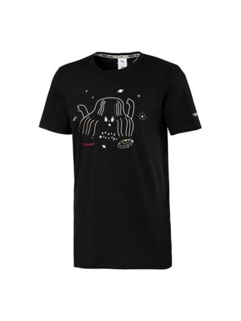 PUMA x TYAKASHA Crossover Series Short Sleeve Couple Style Black 595735-01