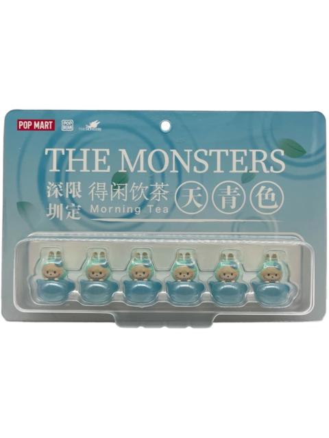 Pop Mart Pop Bean Labubu The Monsters Morning Tea (China Exclusive) Figure Set Blue