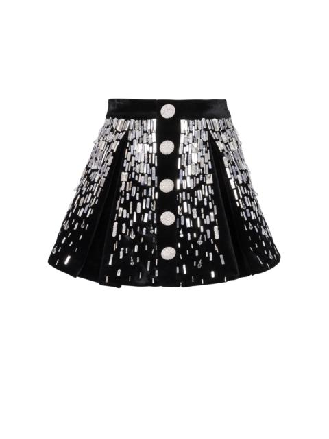 Embellished skater skirt