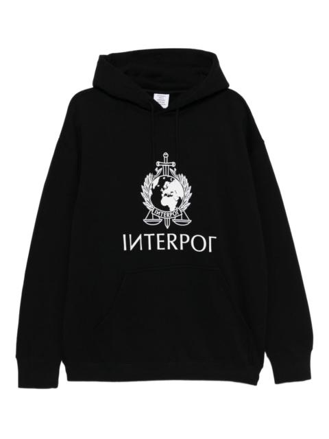 graphic-printed hoodie