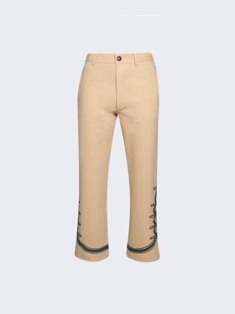 Baya Pants Beige And Khaki