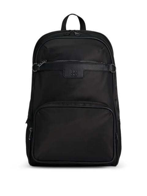 HUGO ZIPPED BACKPACK IN TWILL WITH SMART SLEEVE | REVERSIBLE