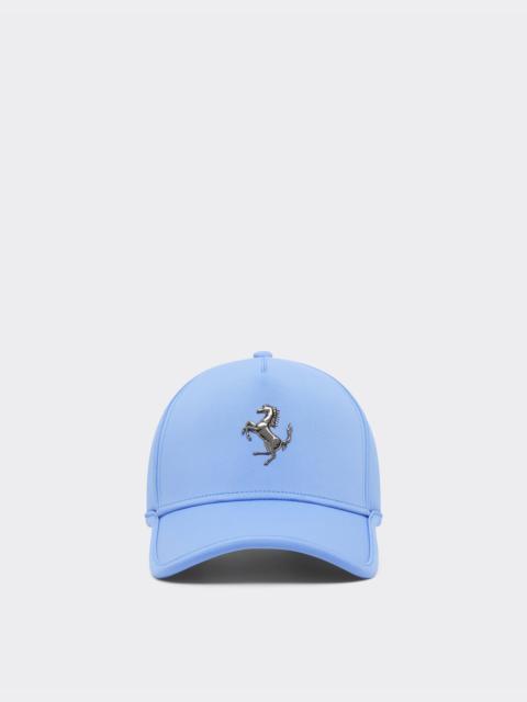 Baseball cap with metal Prancing Horse