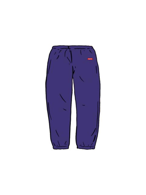 Supreme Small Box Sweatpant Washed Navy