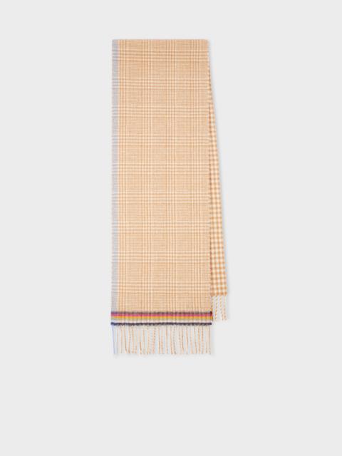 Women's Wool Prince of Wales Check Scarf