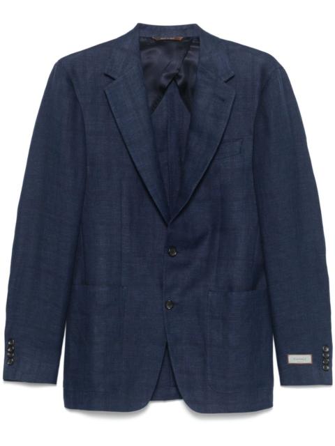 single-breasted blazer