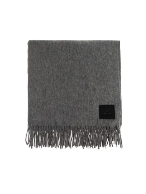fringed wool scarf