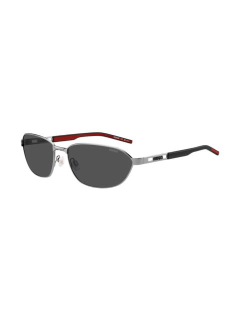 METAL SUNGLASSES WITH CUT-OUT LOGO