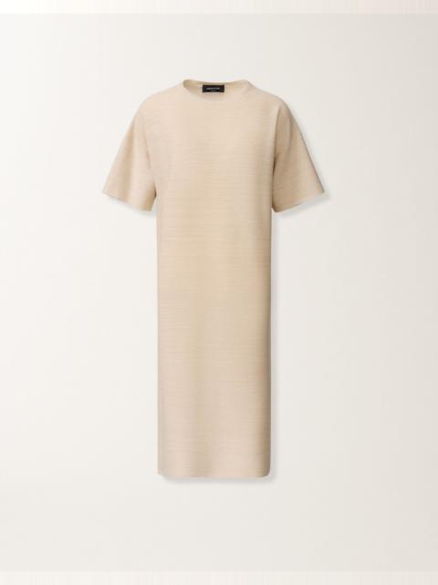 Wool, cotton, and lurex dress