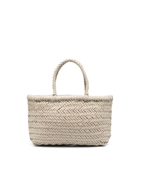 mini Flat Gora leather tote bag