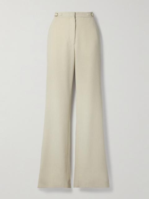 Vesta Cashmere-corduroy Wide-leg Pants