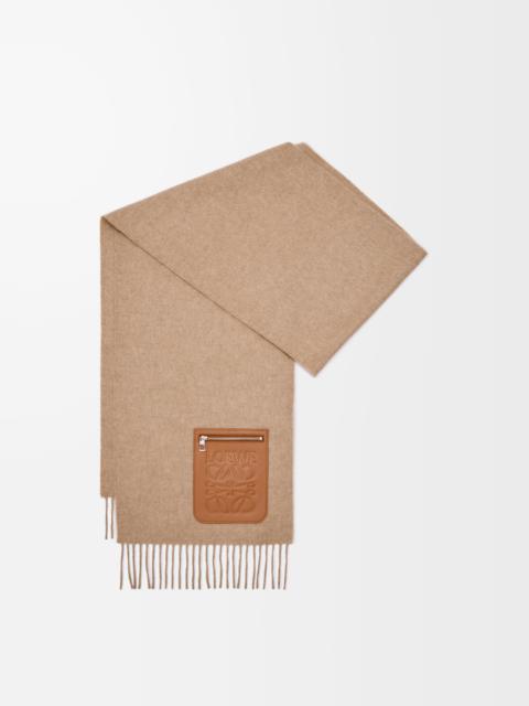 Scarf in wool and cashmere