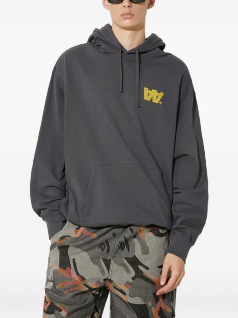 logo-print hoodie