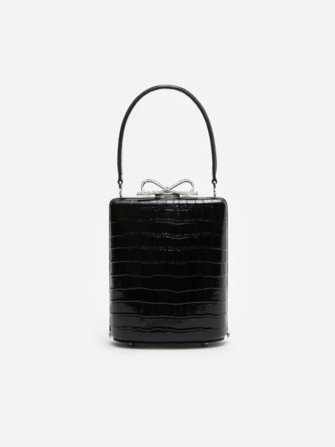 Black Croc Mini Bag