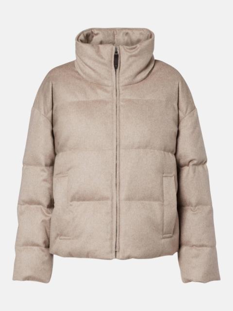 The Cube Destino cashmere down jacket