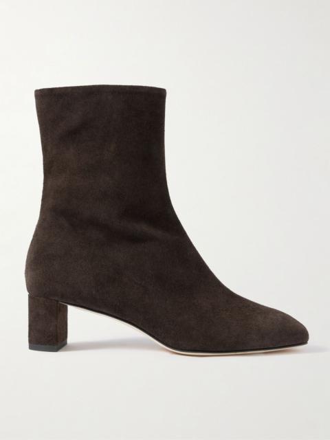 Millie suede ankle boots Dark brown