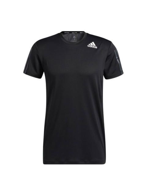 adidas Hrdy 3s Tee Sports Running Short Sleeve Black GP7653