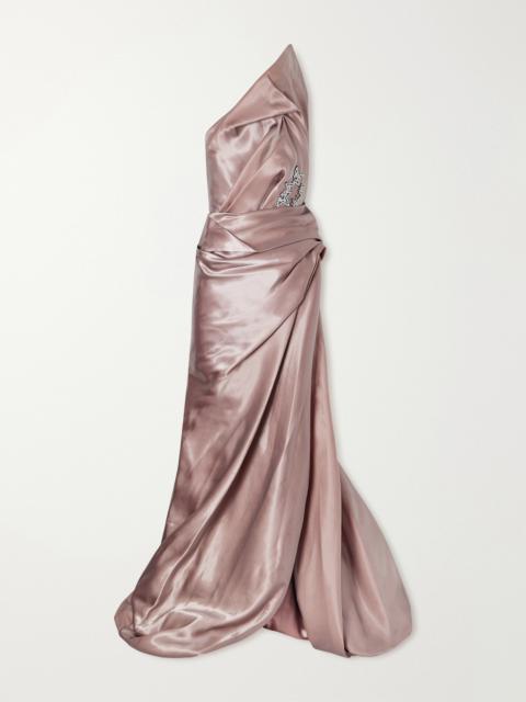 Contentment Embroidered Taffeta Gown