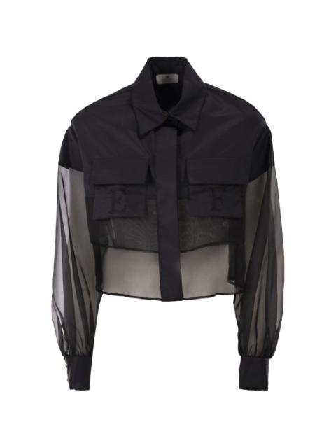 EF monogram-embroidery shirt