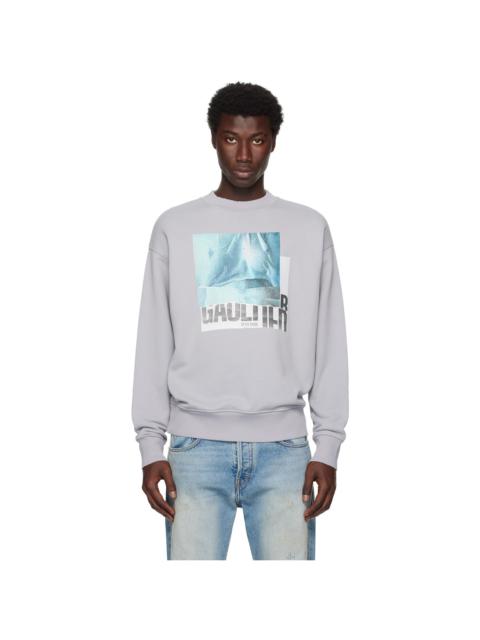 Gray Printed Water Sweatshirt