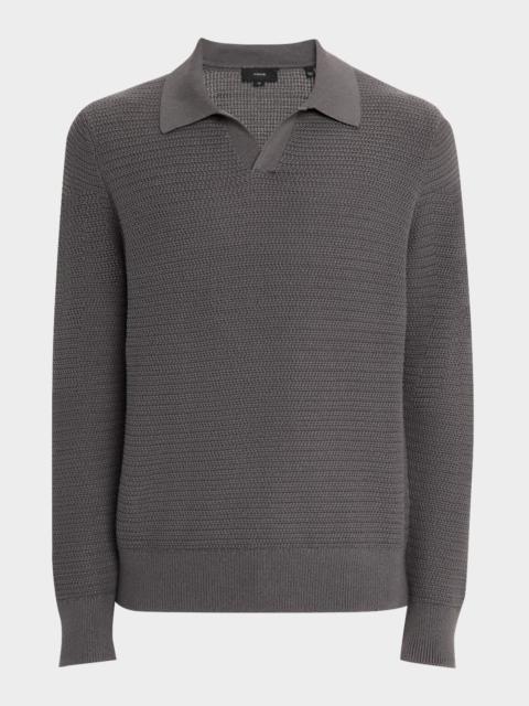 Men's Craftsman Rib Sweater with Johnny Collar